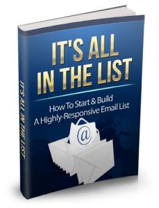 It's All In The List